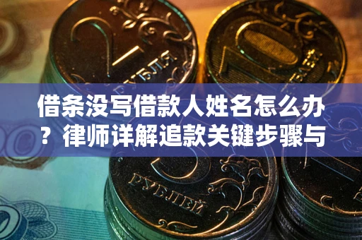 济南借条没写借款人姓名怎么办？律师详解追款关键步骤与证据链构建
