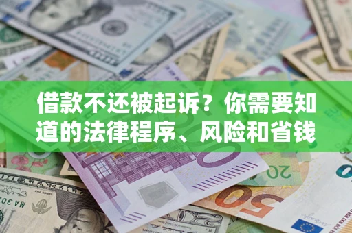 济南借款不还被起诉？你需要知道的法律程序、风险和省钱技巧