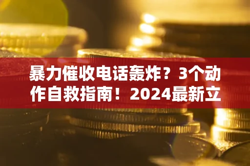 济南暴力催收电话轰炸？3个动作自救指南！2024最新立案标准全解析